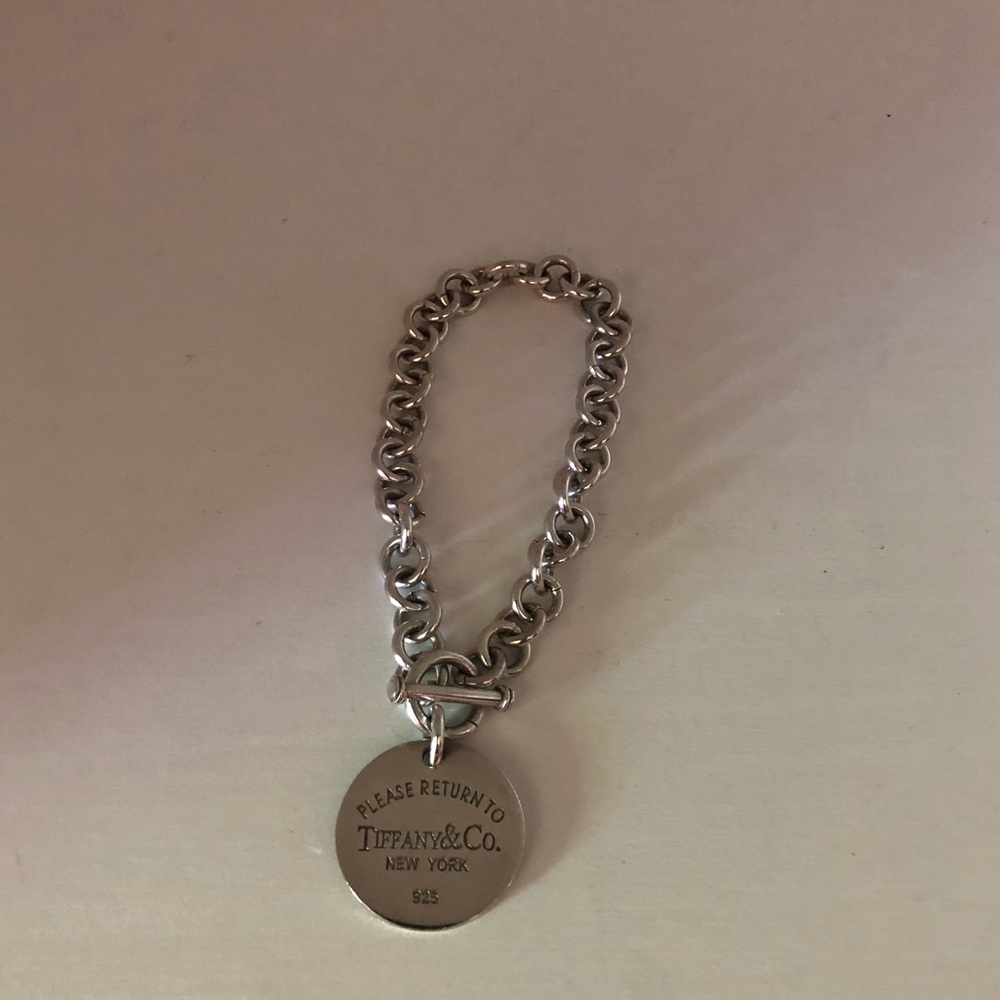Return to Tiffany round tag bracelet